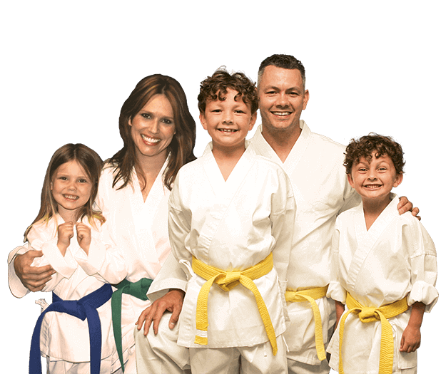 Martial Arts Lessons for Families in Hillsborough NJ - Group Family for Martial Arts Footer Banner